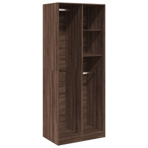 vidaXL Garde-robe chêne marron 80x50x200 cm bois d'ingénierie