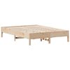 vidaXL Lit biblioth&egrave;que sans matelas 160x200 cm bois massif de pin