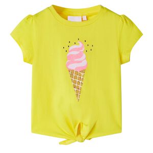 T-shirt pour enfants jaune 104