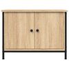 vidaXL Meuble TV avec portes Chêne Sonoma 60x35x45 cm Bois d'ingénierie
