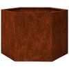 vidaXL Jardini&egrave;re Rouill&eacute; 60x60x45 cm Acier corten