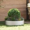 vidaXL Anneau de jardini&egrave;re Argent&eacute; 80 x 80 x 20 cm Acier inoxydable