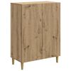 vidaXL Buffet Ch&ecirc;ne artisanal 66 x 34,5 x 90 cm Bois d'ing&eacute;nierie