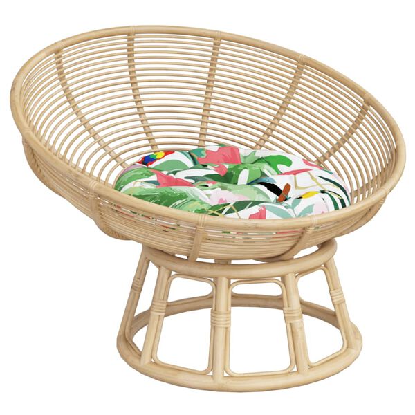 vidaXL Coussin rond multicolore &Oslash; 60 x11 cm tissu oxford