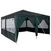 vidaXL Tente de f&ecirc;te Vert 400 x 400 x 266 cm Poly&eacute;thyl&egrave;ne