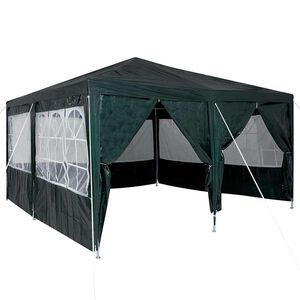 vidaXL Tente de f&ecirc;te 400 x 400 x 266 cm Vert Poly&eacute;thyl&egrave;ne