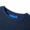 Sweatshirt pour enfants m&eacute;lange bleu marine 128