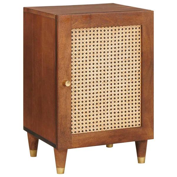 vidaXL Cabinet de salle de bain avec étagère Marron 38 x 33,5 x 58 cm