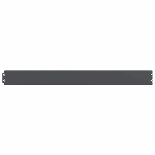 vidaXL Bordures pelouse 10pcs anthracite 10x103cm acier lamin&eacute; &agrave; froid