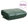 vidaXL B&acirc;che vert 4x7 m 650 g/m&sup2;