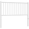 vidaXL T&ecirc;te de lit de remplacement m&eacute;tal blanc 100 cm