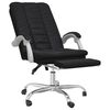 vidaXL Fauteuil inclinable de bureau Noir Similicuir