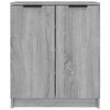 vidaXL Meuble &agrave; chaussures Sonoma gris 59x35x70 cm Bois d'ing&eacute;nierie