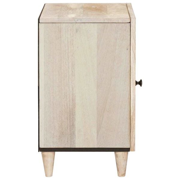 vidaXL Cabinet de salle de bain avec stockage Blanc 38 x 33 x 58 cm