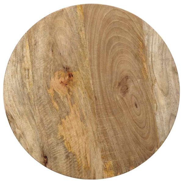 vidaXL Table d'appoint Ø50x40 cm bois de manguier massif