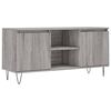 vidaXL Meuble TV sonoma gris 104x35x50 cm bois d'ing&eacute;nierie
