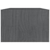 vidaXL Table basse gris 110x50x34 cm bois de pin massif