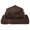 vidaXL Serviettes de sauna de qualit&eacute; sup&eacute;rieure SOLUND 10 pcs marron