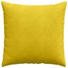vidaXL Coussins de canap&eacute; 2 pcs Jaune 60 x 60 cm