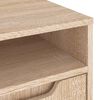 vidaXL Meuble TV VISNES ch&ecirc;ne sonoma 60x40x38 cm bois d'ing&eacute;nierie