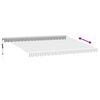 vidaXL Auvent r&eacute;tractable automatique avec LED anthracite et blanc