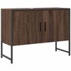 vidaXL Meuble de Lavabo de Salle de Bain Ch&ecirc;ne brun 80 x 33 x 60 cm