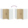 vidaXL Armoire murale d'angle de cuisine Kalmar ch&ecirc;ne sonoma