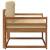vidaXL Sofa de milieu ext&eacute;rieur Bois d'Acacia Massif Naturel