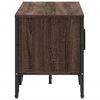 vidaXL Meuble TV chêne marron 122x34x41 cm bois d'ingénierie