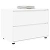 vidaXL Armoire de rangement Blanc 80 x 48 x 57 cm Bois d'ingénierie