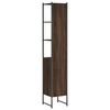 vidaXL Armoire de bain ch&ecirc;ne marron 33x33x185,5 cm bois d'ing&eacute;nierie