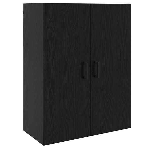 vidaXL Meuble mural Chêne noir 69,5 x 34 x 90 cm Bois d'ingénierie