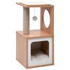 vidaXL Arbre &agrave; chat avec tapis &agrave; gratter en sisal 60 cm