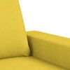 vidaXL Ensemble de canap&eacute;s 3 pcs jaune clair tissu