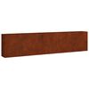 vidaXL Lit sur&eacute;lev&eacute; de jardin 360x40x80 cm acier corten