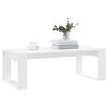 vidaXL Table basse blanc 102x50x35 cm bois d'ingénierie