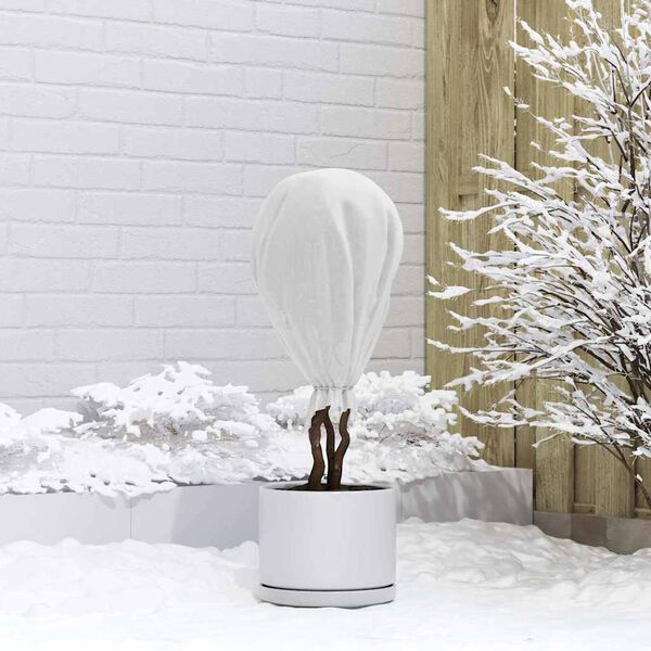 vidaXL Fleece de protection des plantes contre le gel Blanc 20 x 1,6 m