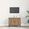 vidaXL Meuble TV Ch&ecirc;ne artisanal 60 x 35 x 45 cm Bois d'ing&eacute;nierie