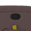 vidaXL Fauteuil inclinable de massage Marron Similicuir