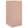 vidaXL Buffet rose 34,5x39x73 cm acier