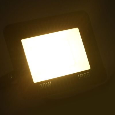 vidaXL Projecteur à LED 30 W Blanc chaud