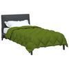 vidaXL Duvet d'hiver Vert 140 x 200 cm Microfibre