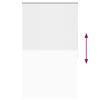 vidaXL Store enrouleur occultant 84,4 x 175 cm, largeur du tissu 80 cm, blanc