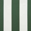 vidaXL Auvent R&eacute;tractable Vert et blanc 300 x 250 cm Tissu et M&eacute;tal