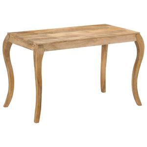 vidaXL Table de salle &agrave; manger 118x60x76 cm Bois de manguier massif