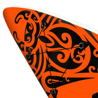 vidaXL Ensemble de planche SUP gonflable 305x76x15 cm Orange