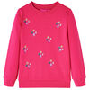 Sweatshirt pour enfants rose vif 104