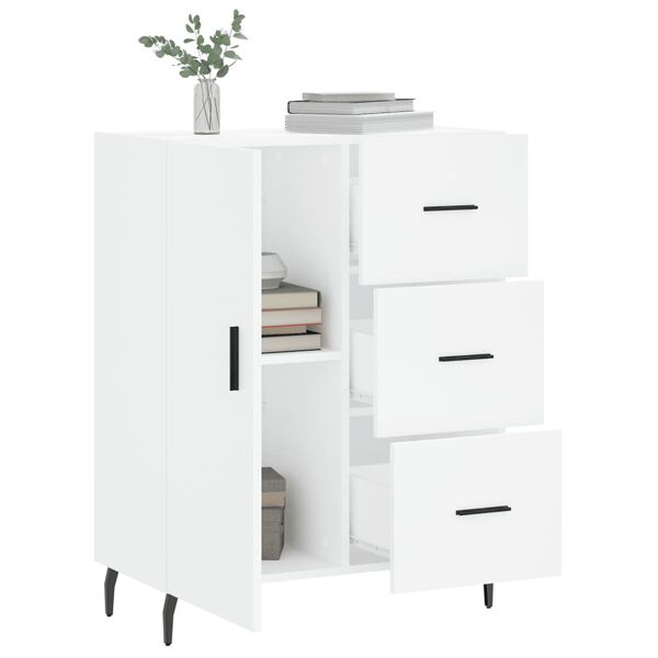 vidaXL Buffet blanc 69,5x34x90 cm bois d'ing&eacute;nierie