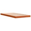 vidaXL Cadre de lit sans matelas cire marron 90x190 cm bois pin massif