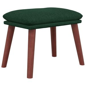 vidaXL Repose-pied Vert fonc&eacute; 45x29,5x35 cm Tissu